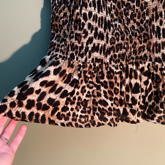 Kaffe Leopard Print Sleeveless Top - Picture 3 of 7